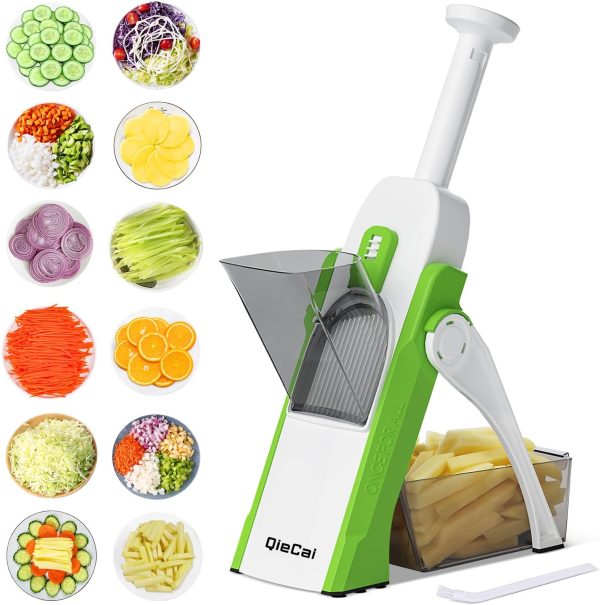 4 In 1 Vegetable Cutter Chopper Adjustable Multi-function Drum Cutter Vertical Vegetable Cutter Kitchen Shredder Grater