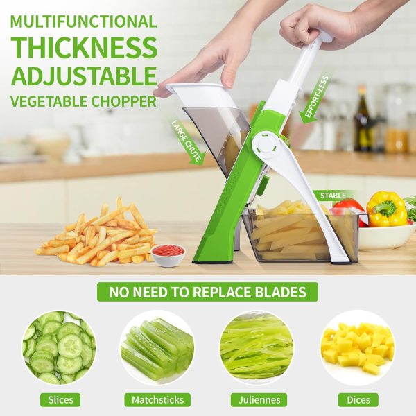 4 In 1 Vegetable Cutter Chopper Adjustable Multi-function Drum Cutter Vertical Vegetable Cutter Kitchen Shredder Grater
