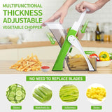 4 In 1 Vegetable Cutter Chopper Adjustable Multi-function Drum Cutter Vertical Vegetable Cutter Kitchen Shredder Grater