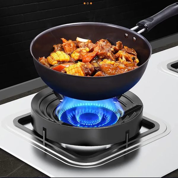 Gas Stove Burner Stand Non Slip Bracket 3d Windproof Hood Gas Cooker