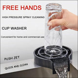 Glass Washer – Glass Washer For Kitchen – Glass Rinser Cup Bottle Washer Cleaner For Kitchen Sinks, Kitchen Sink Accessories Attachment Stainless