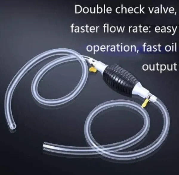 Multipurpose Liquid Transfer Pump | Portable Manual Oil, Water, Fuel Hand Transfer Pump – 5 Ft (random Color )